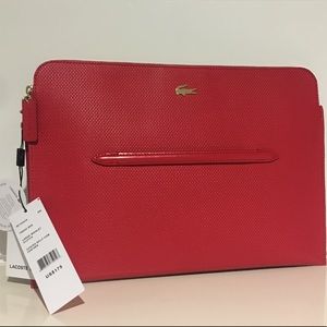Lacoste Chantaco Zippered Clutch